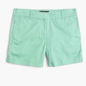 J Crew Chino Shorts turquoise 10